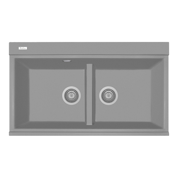 Кухонная мойка Rivelato FONDE FN-8638-2, серый