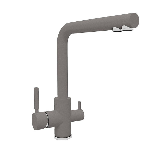 Смеситель для кухни с подключением фильтра Florentina АЛЬДО 333.40H.2123.305, грей