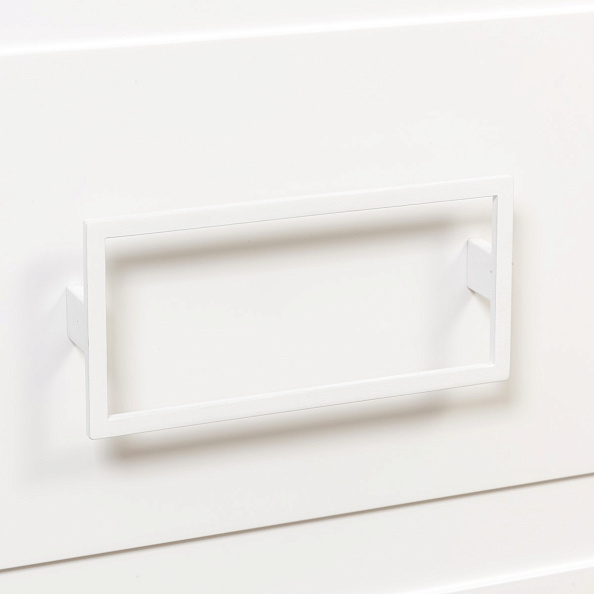 Комплект ручек La Fenice Cubo Bianco белый 80 мм., два ящика