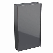Шкаф навесной Geberit Acanto, плоский, 450x820x174 мм, лавовое стекло (500.639.JK.2)