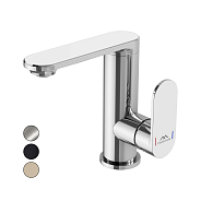 Смеситель FASHUN для умывальника с поворотным изливом и регулируемым аэратором хром (A8885)