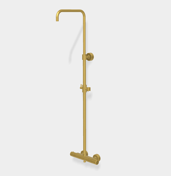 Душевой гарнитур Fima Carlo Frattini Shower column, брашированное золото (F3255SOS)