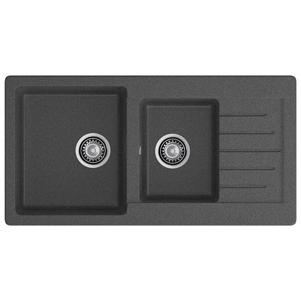Кухонная мойка GranFest PRACTIK 980KL, графит