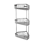 Полка угловая тройная Maretti AC58R335-3, хром