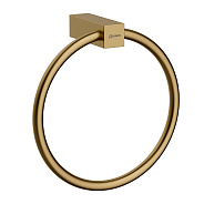 Полотенцедержатель Lemark VALDAY настенный, сталь, матовый черный (LMA-8113S3-BL)