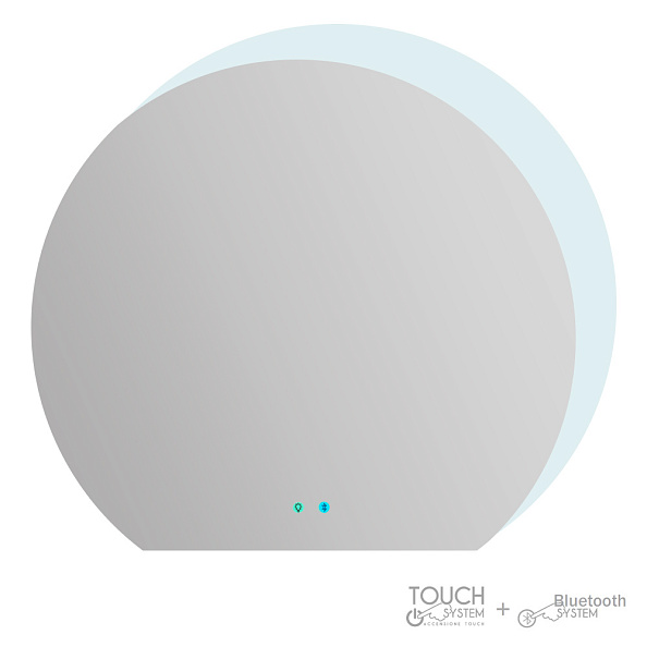 Зеркало со встроенной LED подсветкой Cezares, Bluetooth 108х100 (45010)