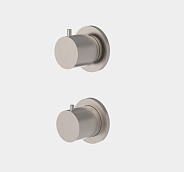 Смеситель для душа Fima Carlo Frattini Spillo Steel, на 2 потребителя, нержавеющая сталь (F3073N7INOX)