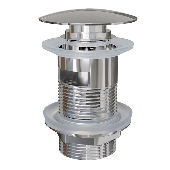 Донный клапан для раковины с переливом Knotlor BM9011C, хром