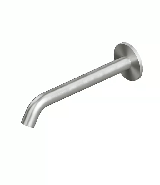 Излив Quadro design Complements, сталь брашированная (BC017 AS)