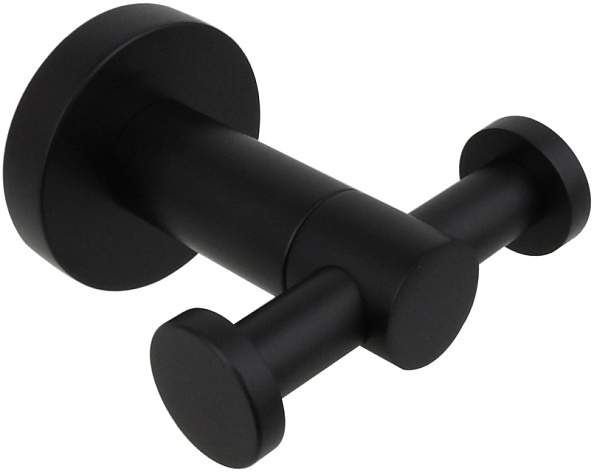 Крючок двойной AQUATEK ВЕГА AQ4002MB, матовый черный