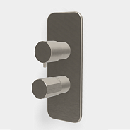 Смеситель для душа Fima Carlo Frattini Spillo Tech,  X Collection, на 2/3 потребителя, брашированный никель (F3039TX6XSN)