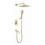 Душевая система встраиваемая Grocenberg GB5007BR, бронза