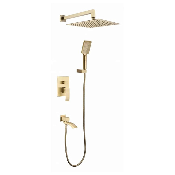 Душевая система встраиваемая Grocenberg GB5007BR, бронза