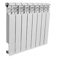 Алюминиевый радиатор Rommer Profi 500/8 секций, с боковым подключением (RAL-1210-050008)