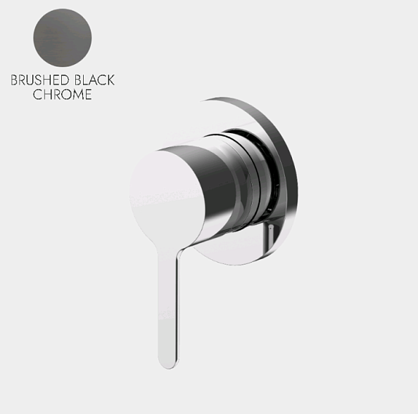 Смеситель для душа Fima Carlo Frattini Snap, хром черный брашированный (F3113N1CS)