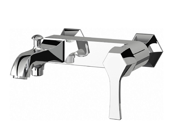 Смеситель для ванны и душа Cisal Chérie, хром (CE00013021)