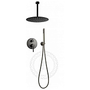 Душевая система встраиваемая FILARETE Roun FL1024BG, графит