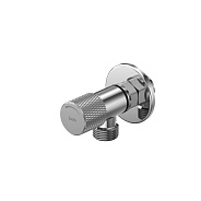 Кран угловой IDDIS Оптима Хоум (Optima Home) с отражателем, 1/2; 1/2, кран-букса, латунь, хром (910B0A6C2SBZ)