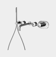 Смеситель для душа Fima Carlo Frattini Fimatherm, X Collection, на 2 потребителя, черный матовый (F5629X2XNS)