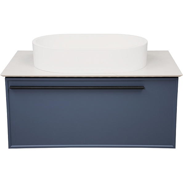 Тумба под раковину подвесная La Fenice Elba FNC-01-ELB-BG-80, синяя