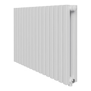 Трубчатый дизайн-радиатор Royal Thermo Shift Q30 VC2050 16 секций, белый, нижнее подключение