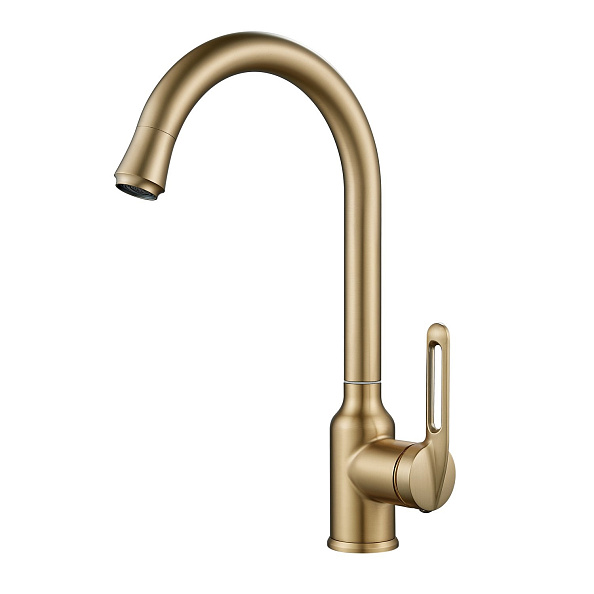 Смеситель для кухни Raffine F103G, золотой сатин