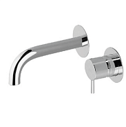 Смеситель для раковины Cisal Less New, никель матовый (Nickel mat) (LN00551F2F)