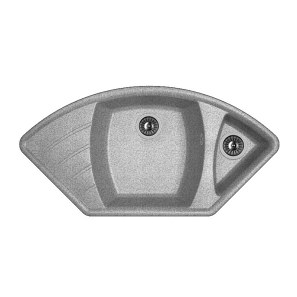Кухонная мойка Dr. Gans ГАБИ 25.050.E1015.409, базальт