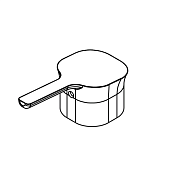 Ручка с рычагом Ritmonio Taormina, бронза темная брашированная (Brushed Dark Bronze) (PR35MC101F34)