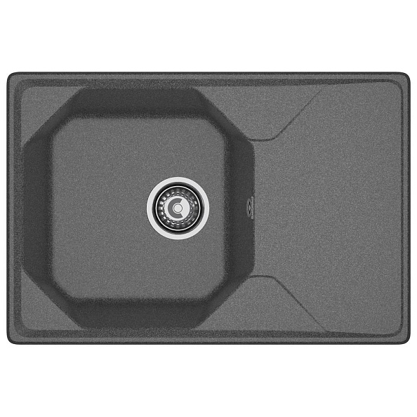 Кухонная мойка GranFest UNIQUE 740L, графит