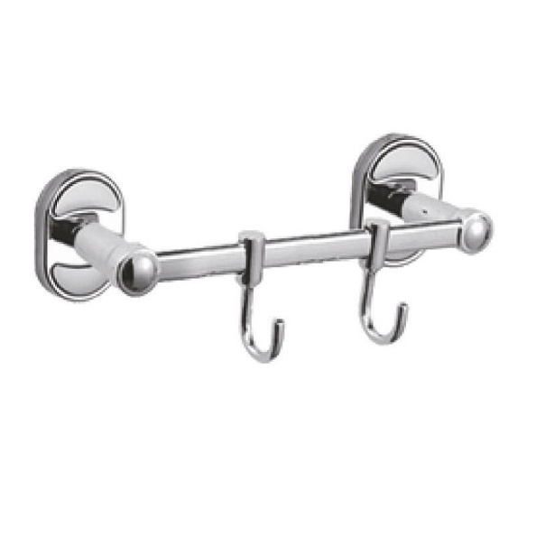 Планка с крючками для полотенец D-Lin D289700-2, хром