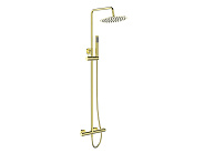 Душевая стойка BelBagno Uno, золото (UNO-DOCM-ORO)