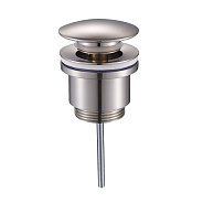 Донный клапан для раковины Raglo R600.01.05 без перелива (клик-клак), латунь, сатин