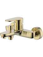 AQ1840BG НИКА смеситель для ванны, шлиф.золото