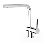 Смеситель Splenka S205.40 для кухни Г-образный поворотный излив, хром