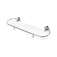 Полка стеклянная D-Lin D260700-1, хром