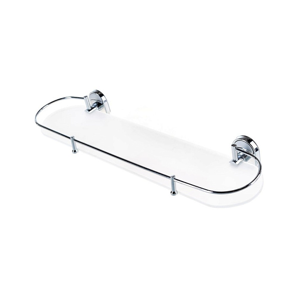 Полка стеклянная D-Lin D260700-1, хром