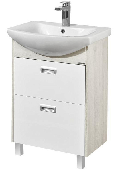 1A1966K1BAC20 Набор Aquaton: 1A196601BAC20 Тумба-умывальник Бекка 60/ 1WH110246 Раковина Балтика 60