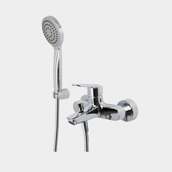 Смеситель для ванны и душа Fima Carlo Frattini Spot, черный матовый (F3004NS)