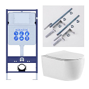 Set AQUATEK ЕВРОПА new cm T (рама AQUATEK Standard INS-0000012+звукоизоляционная прокладка+унитаз ЕВРОПА AQ1106T-00+KKI-0000001)