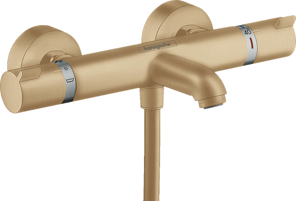 Термостат для ванны Hansgrohe Ecostat Comfort 13114140, шлифованная бронза