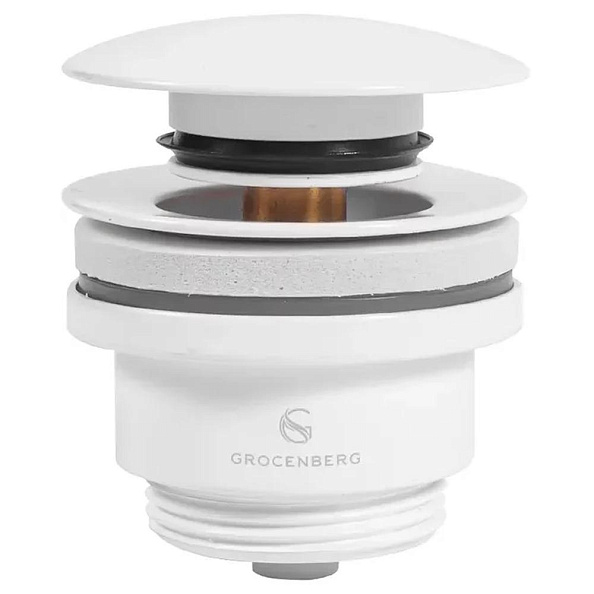 Донный клапан для раковины Grocenberg GB106W, белый