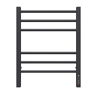 Полотенцесушитель электрический Terminus Сицилия П6 4500х600 КС, черный муар, справа подключение (4670078543004)