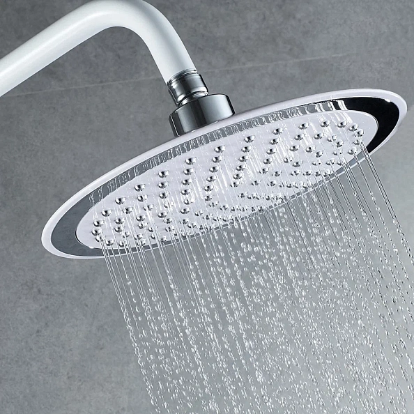 Душевая система Shevanik S9836F, белый/хром