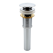 Донный клапан с переливом Frap F65-2, хром