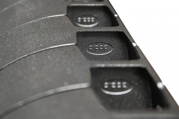 Биметаллический радиатор Rifar Monolit 500, 5 секций Антрацит, боковое подключение