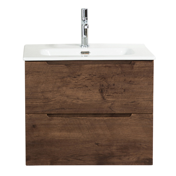 База под раковину подвесная BelBagno Etna 39 600х500х390 мм, Rovere Moro (ETNA39-600/390-2C-SO-RW-P)