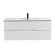 База под раковину подвесная Cezares Duet-N 1200х457х500, Bianco Opaco (DUET-N-1200-2C-SO-BO)