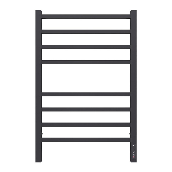 Полотенцесушитель электрический Terminus Ватикан П8 500х800 КС, черный муар, справа подключение (4670078542977)