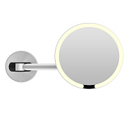 Зеркало настенное с увеличением 5х JAVA S-M8881W